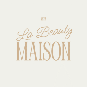 Pink and Red Vintage Beauty Brand Logo 300x300