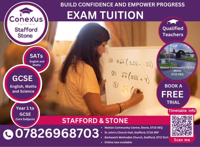 Walton Community Centre Stone ST15 0EQ St Johns Church Hall Stafford ST16 3RP Berkswich Methodist Church Stafford ST17 0LH Online now available 768x566